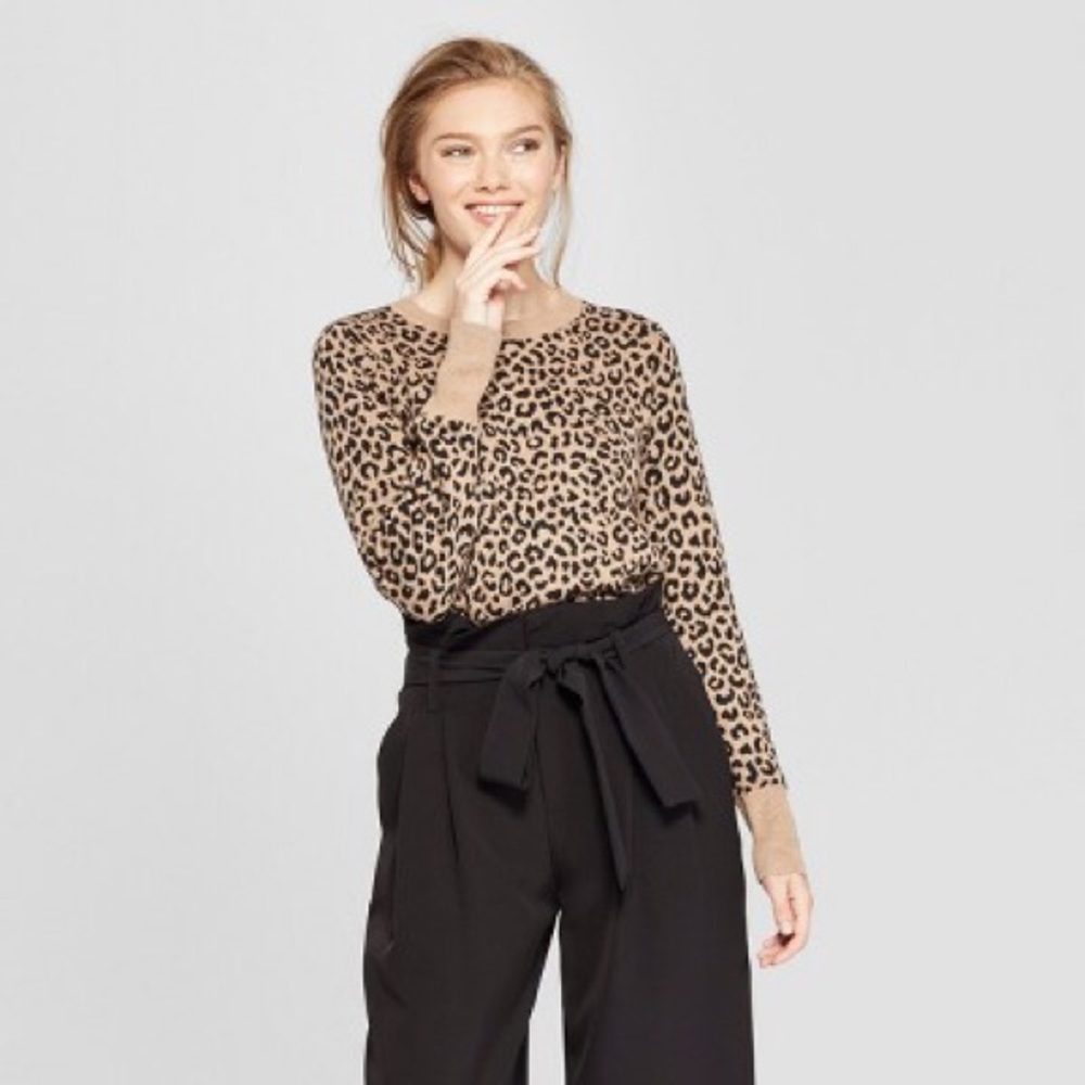 A New Day leopard sweater
